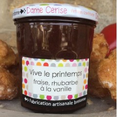 CONFITURE FRAISE RHUBARBE VANILLE