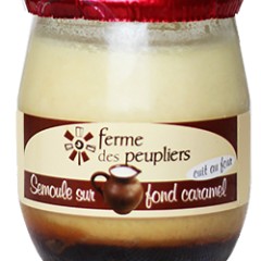 2 GÂTEAUX DE SEMOULE SUR CARAMEL