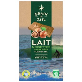 CHOCOLAT LAIT NOISETTES TORRÉFIÉES 