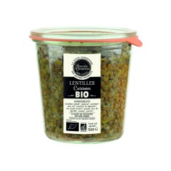 LENTILLES CUISNÉES BIO