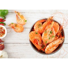CREVETTES SAUVAGES CUITES 